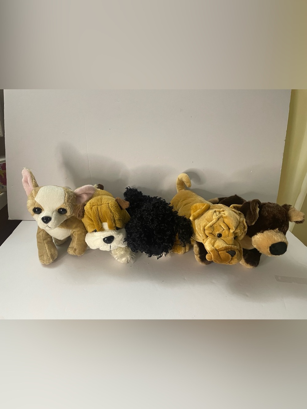 Webkinz Dogs Lot Of 5 NO TAGS NO CODE plush Webkinz Ganz